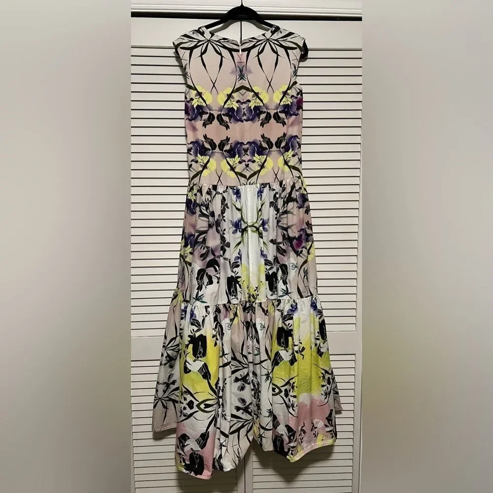 Bibhu Mohapatra Collective x RTR Tiered Floral Dress‎ - Size M $495 MSRP - Picture 7 of 12